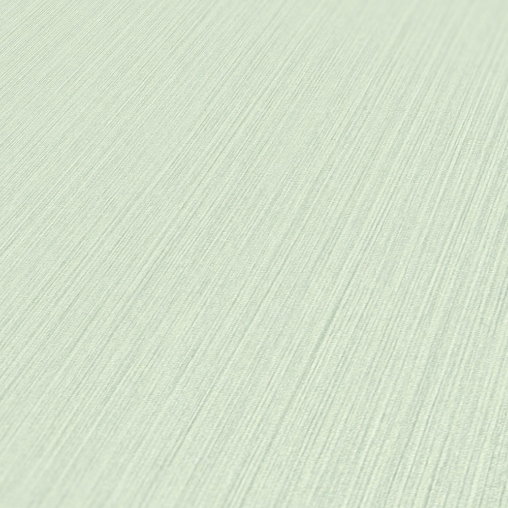             Papel pintado liso verde claro con efecto textil moteado de MICHALSKY
        
