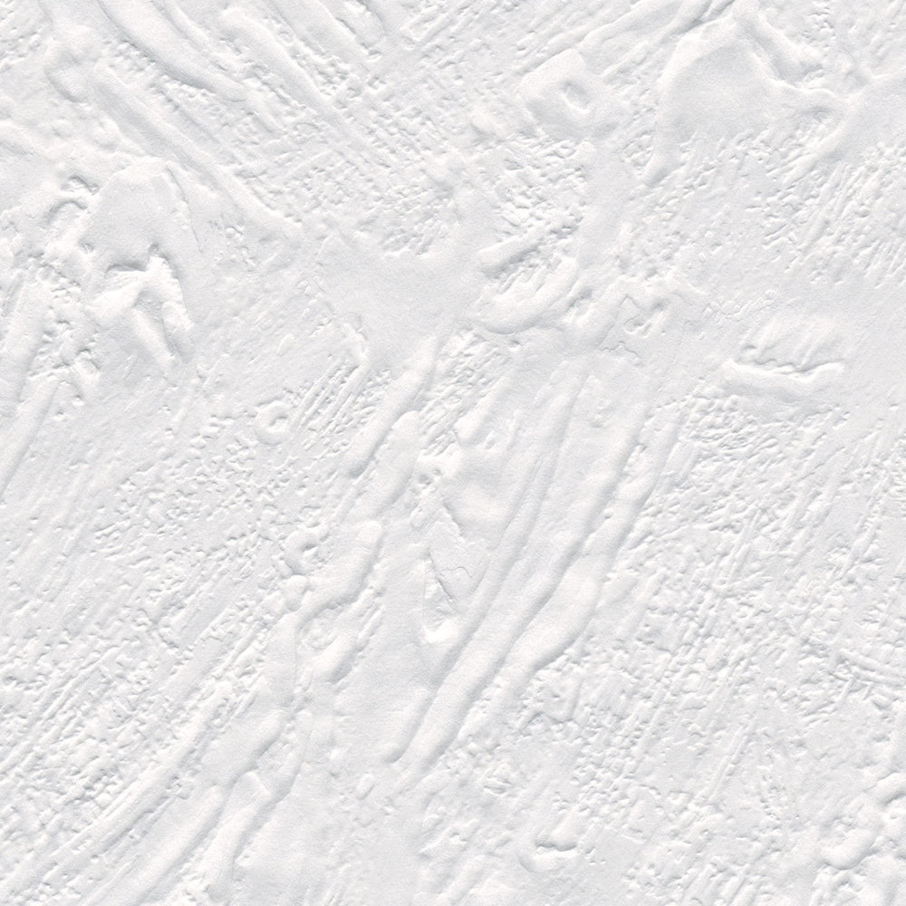             Papel pintado con aspecto de yeso - pintable, blanco
        