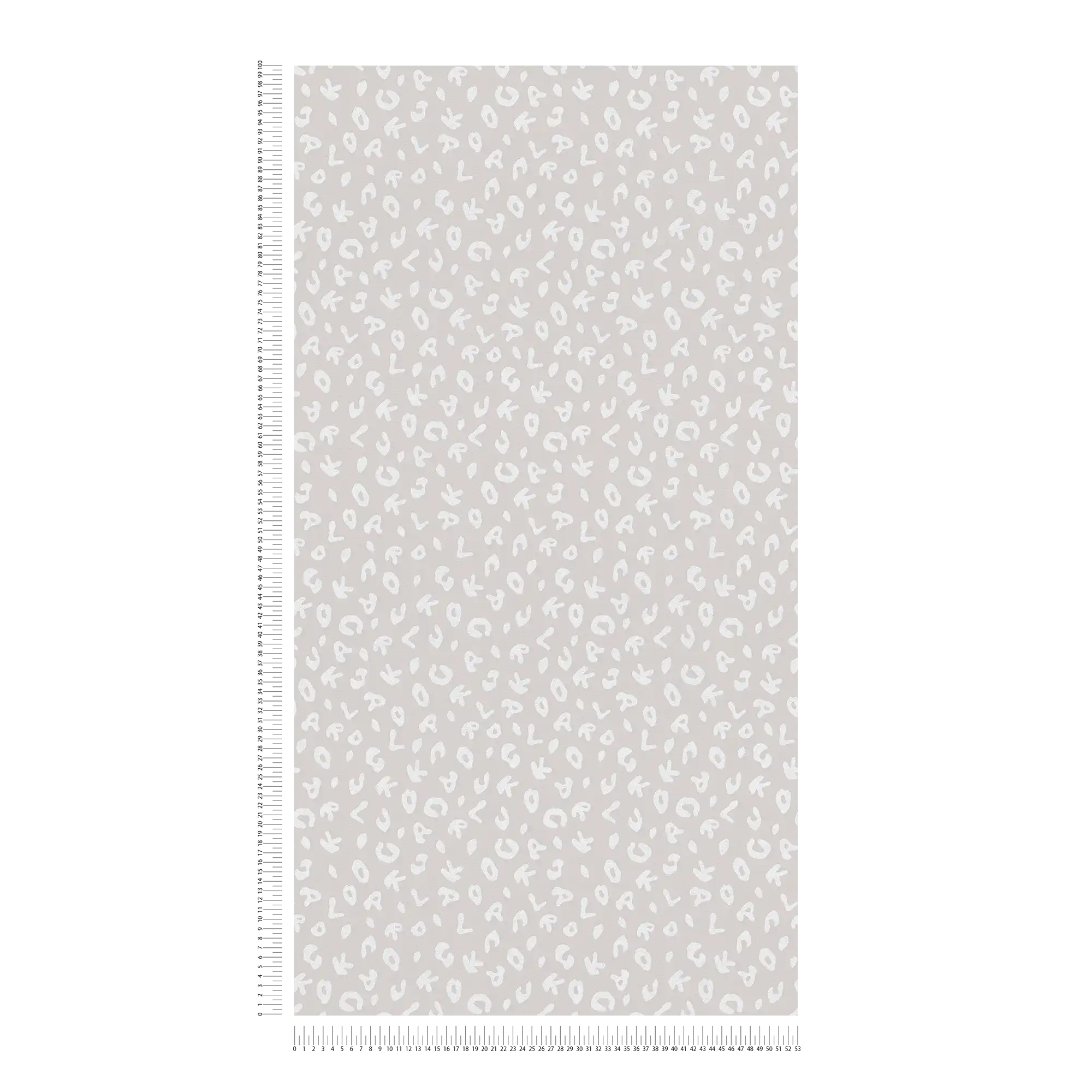             Karl LAGERFELD Papier peint style imprimé léopard - gris, métallique
        