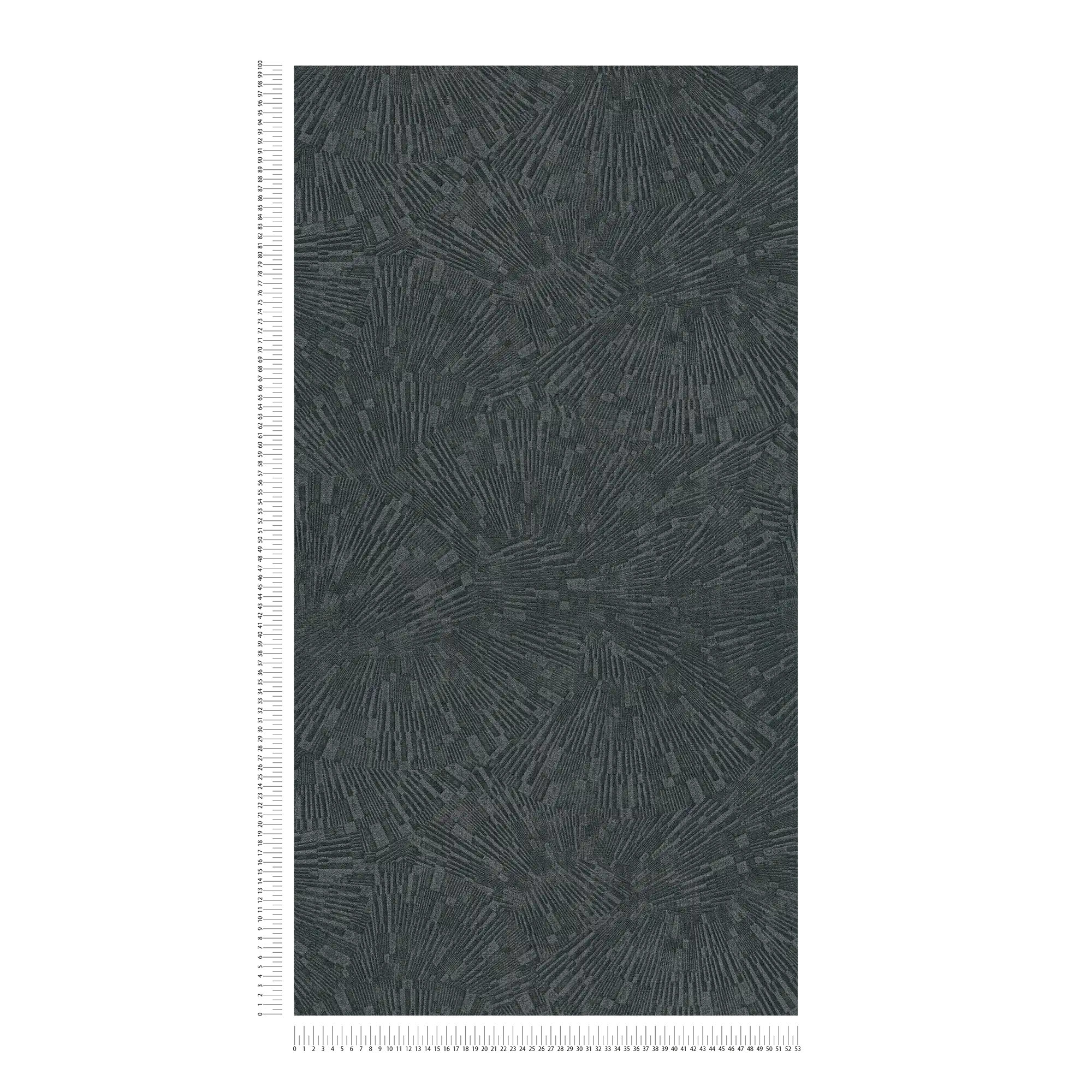             Papel pintado negro brillante con efecto de textura - Marrón, Negro
        