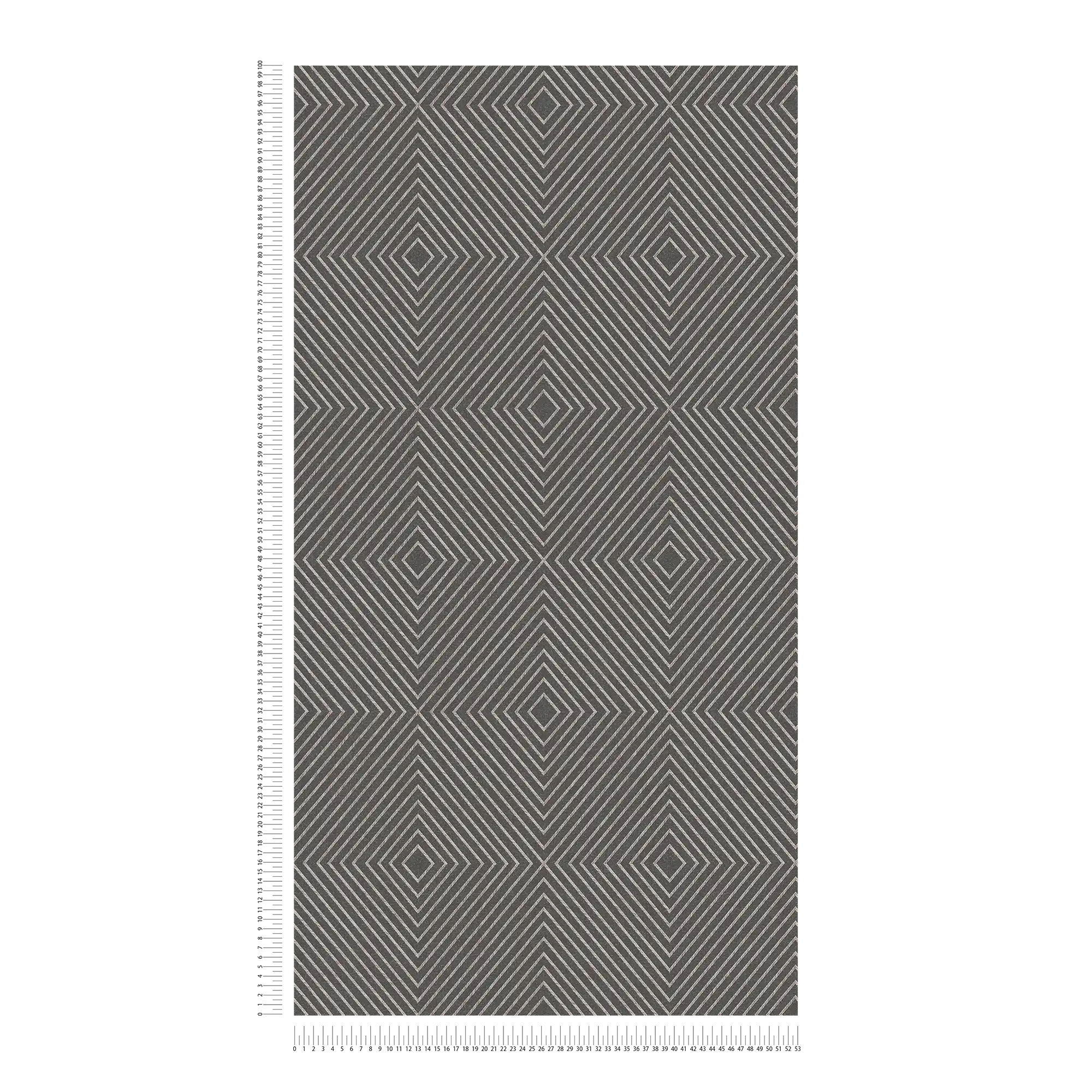             carta da parati design grafico, stile scandinavo - grigio, argento
        
