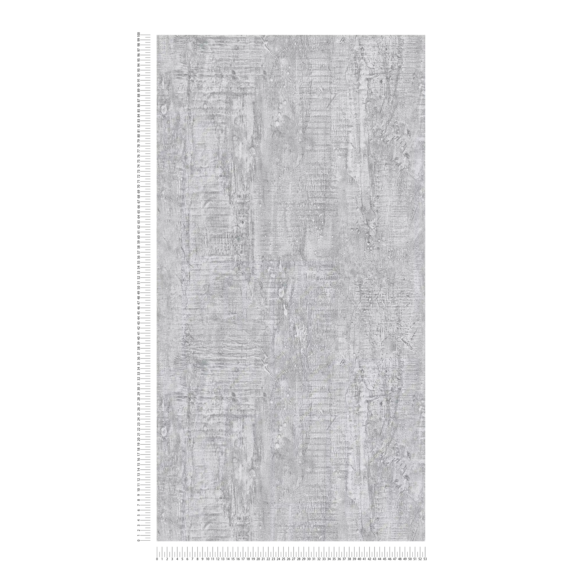             Papier peint rustique aspect béton pour un design industriel - gris
        