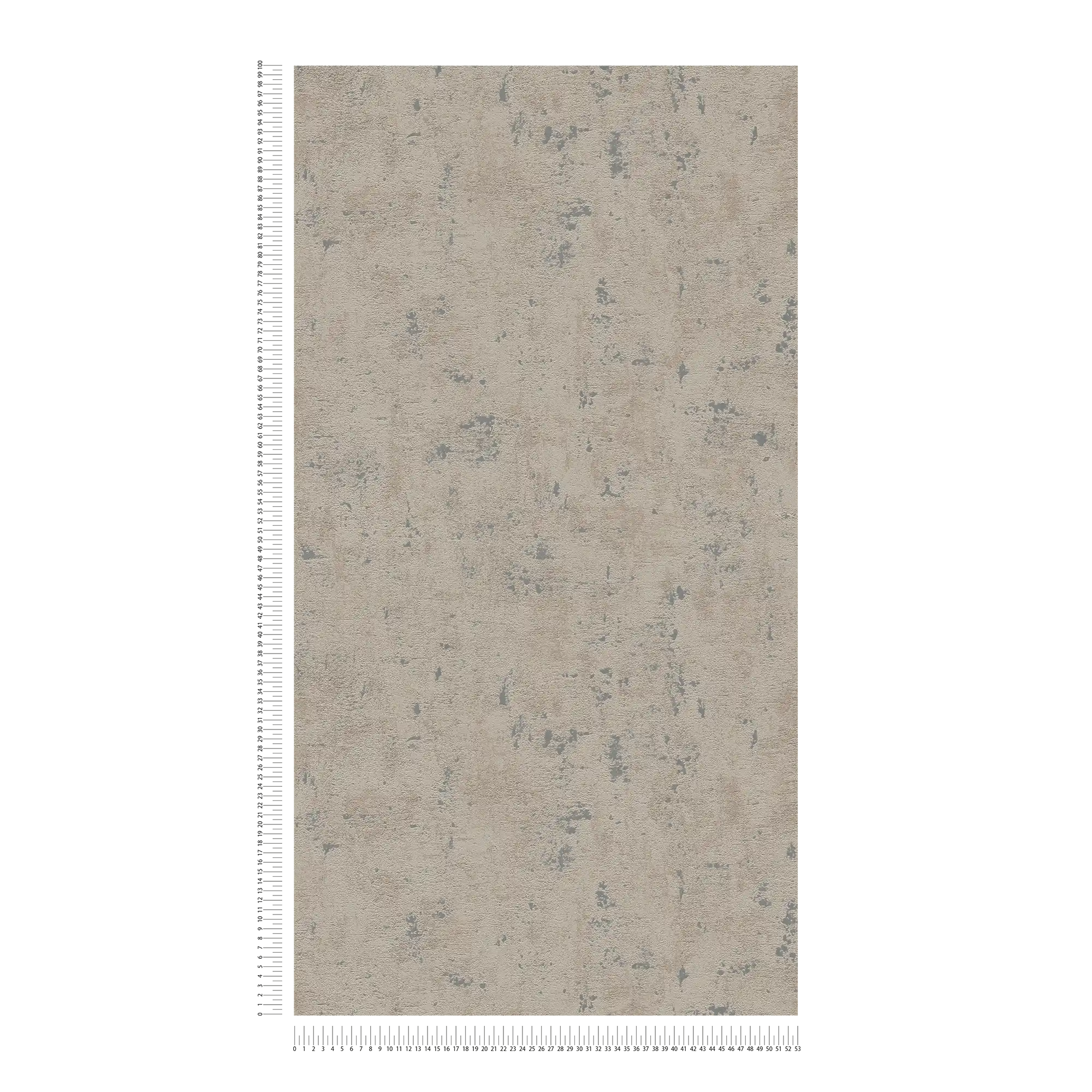             Wallpaper with abstract raffia pattern and metallic effects - grey, silver
        