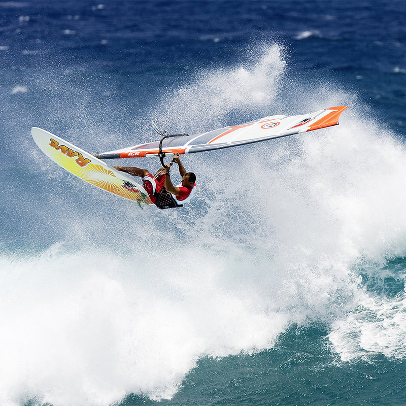 Carta da parati mare con windsurf - Premium Smooth Fleece
