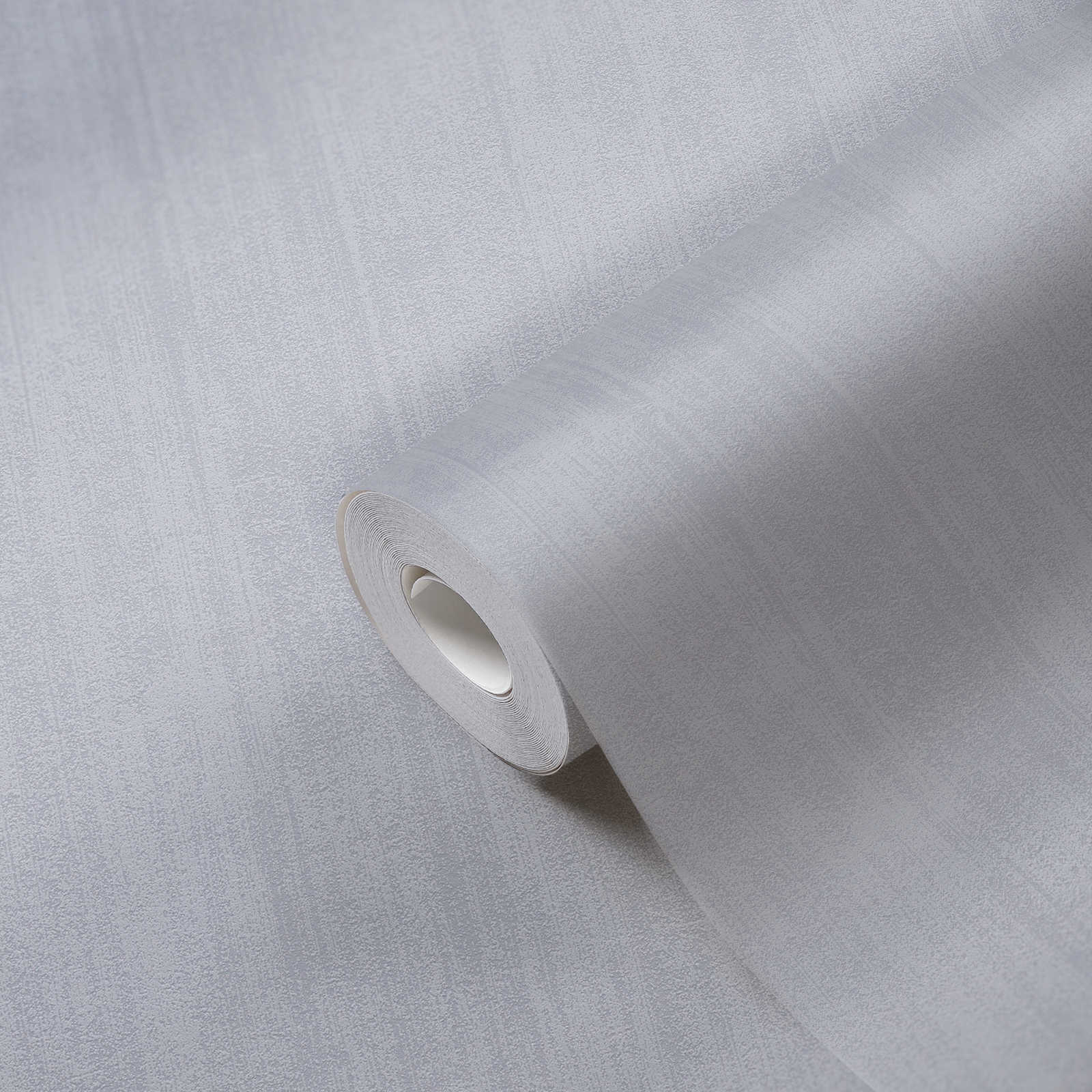             Carta da parati in tessuto non tessuto a tinta unita con tratteggio tono su tono - grigio
        