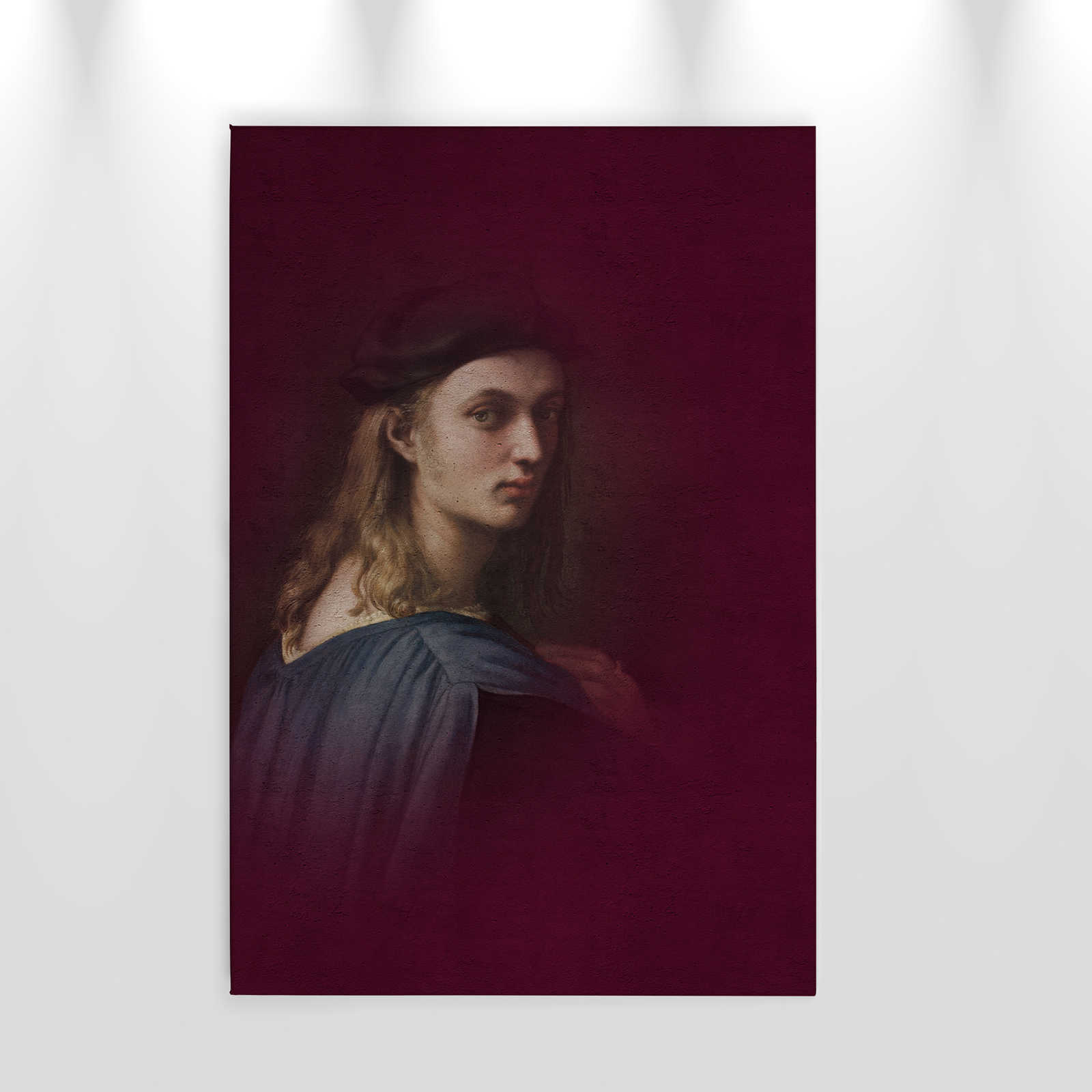             Canvas schilderij klassiek portret jongeman - 0,60 m x 0,90 m
        