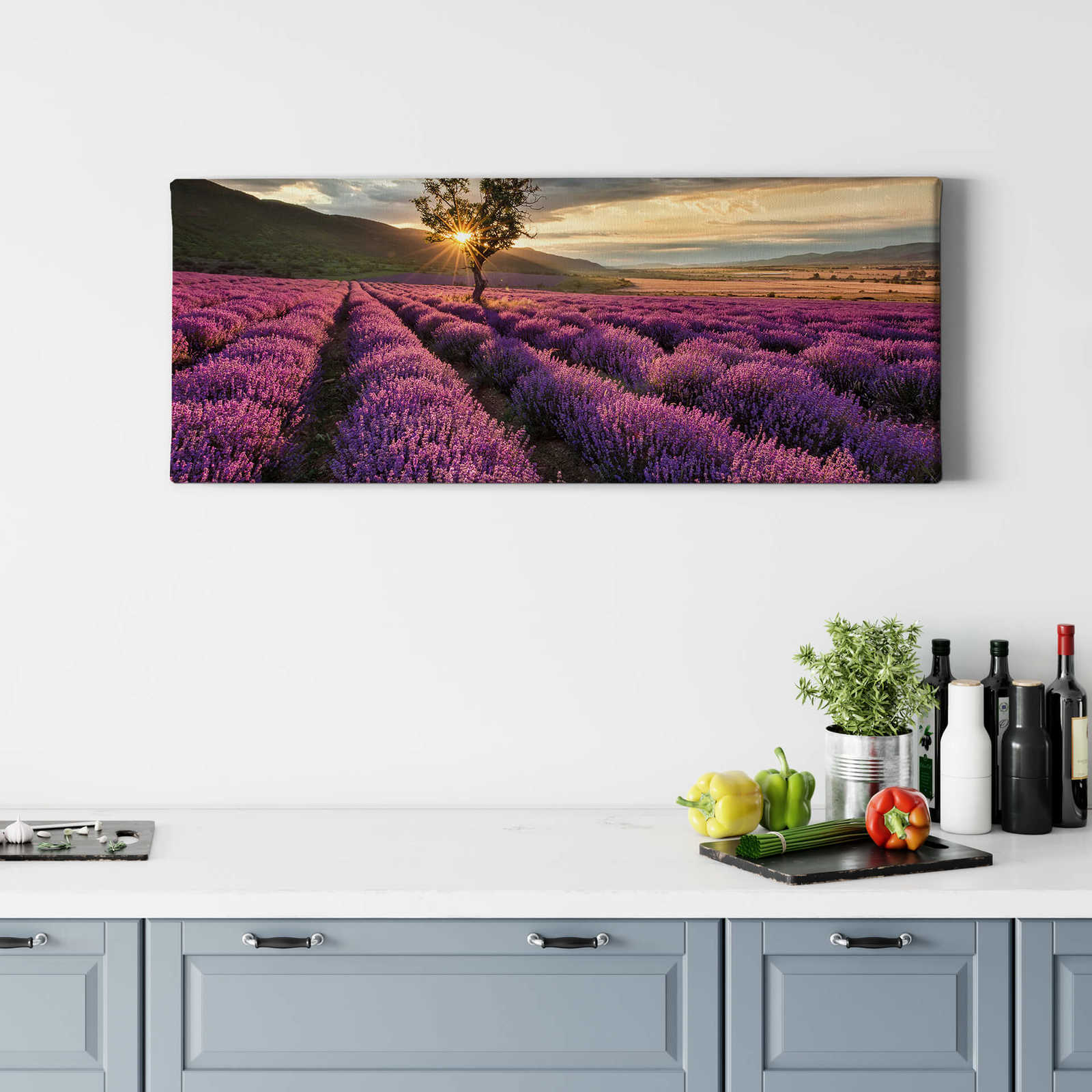             Canvas schilderij van Lavendel in de Provence - 1.00 m x 0.40 m
        