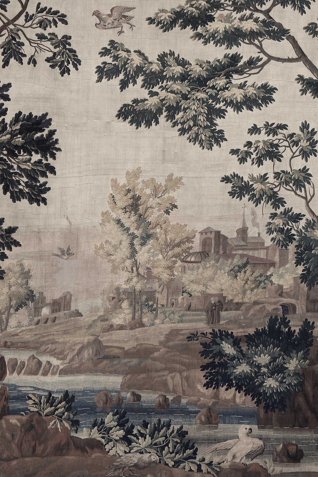             Tapiz Galería 1 - Cuadro lienzo paisaje tapiz histórico - 0,90 m x 0,60 m
        