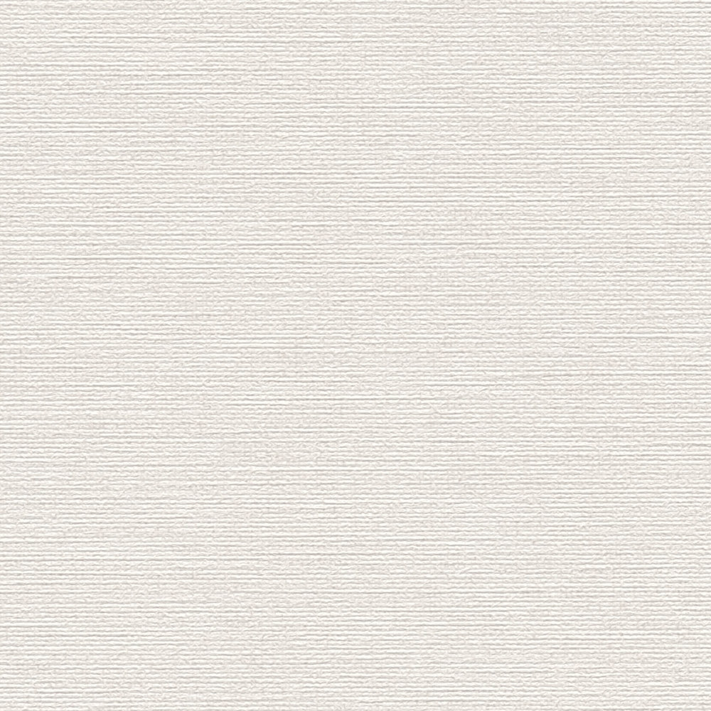             Plain non-woven wallpaper with linen texture - beige
        