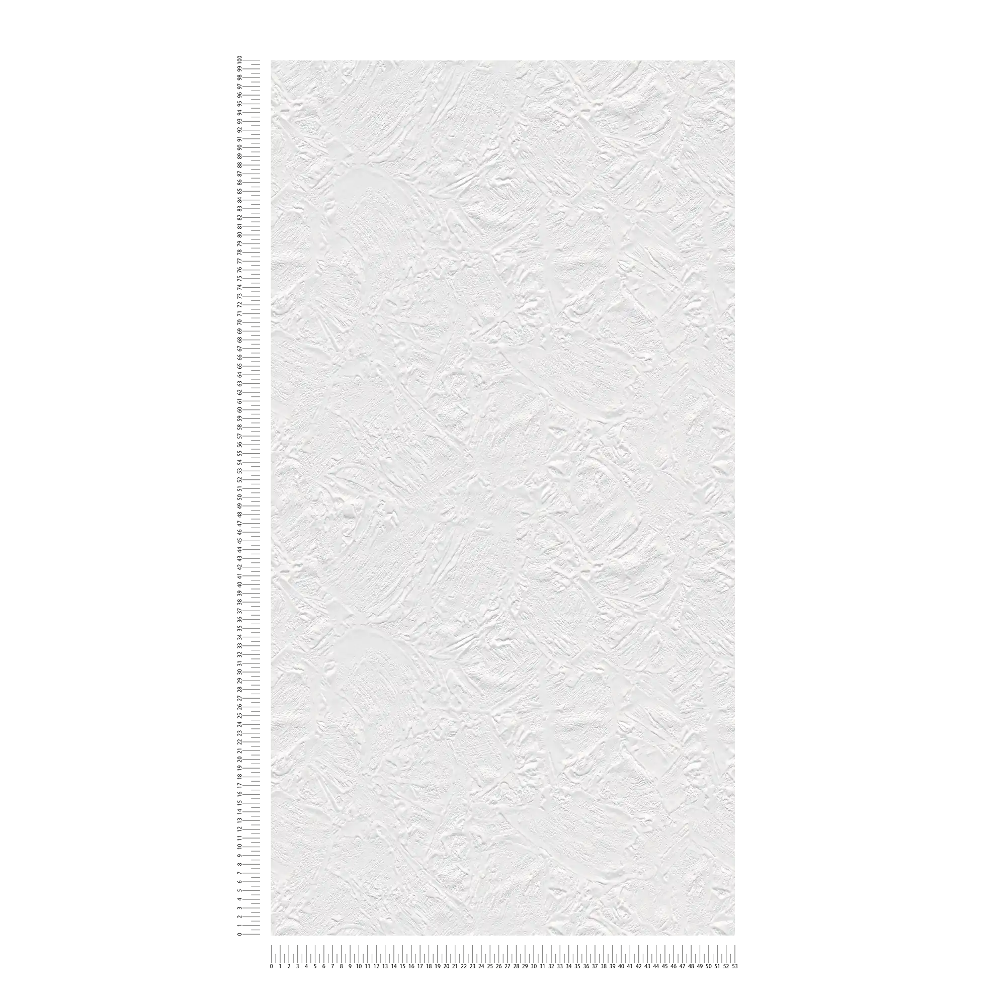             Beschilderbaar behang met gipslook - beschilderbaar, wit
        