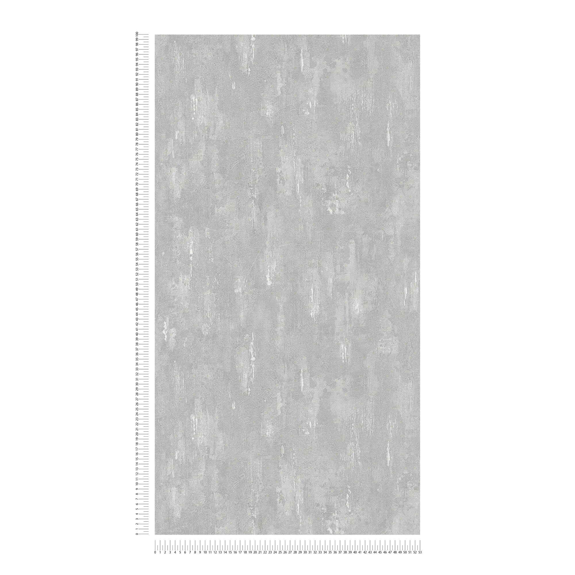             Carta da parati con struttura in gesso, aspetto concreto e sfumatura di colore - grigio
        
