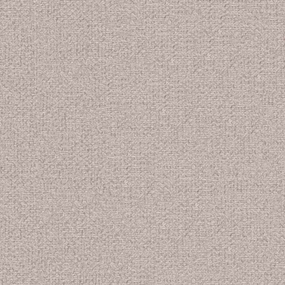             Carta da parati in tessuto non tessuto a tinta unita con struttura in lino - grigio, marrone, grigio
        