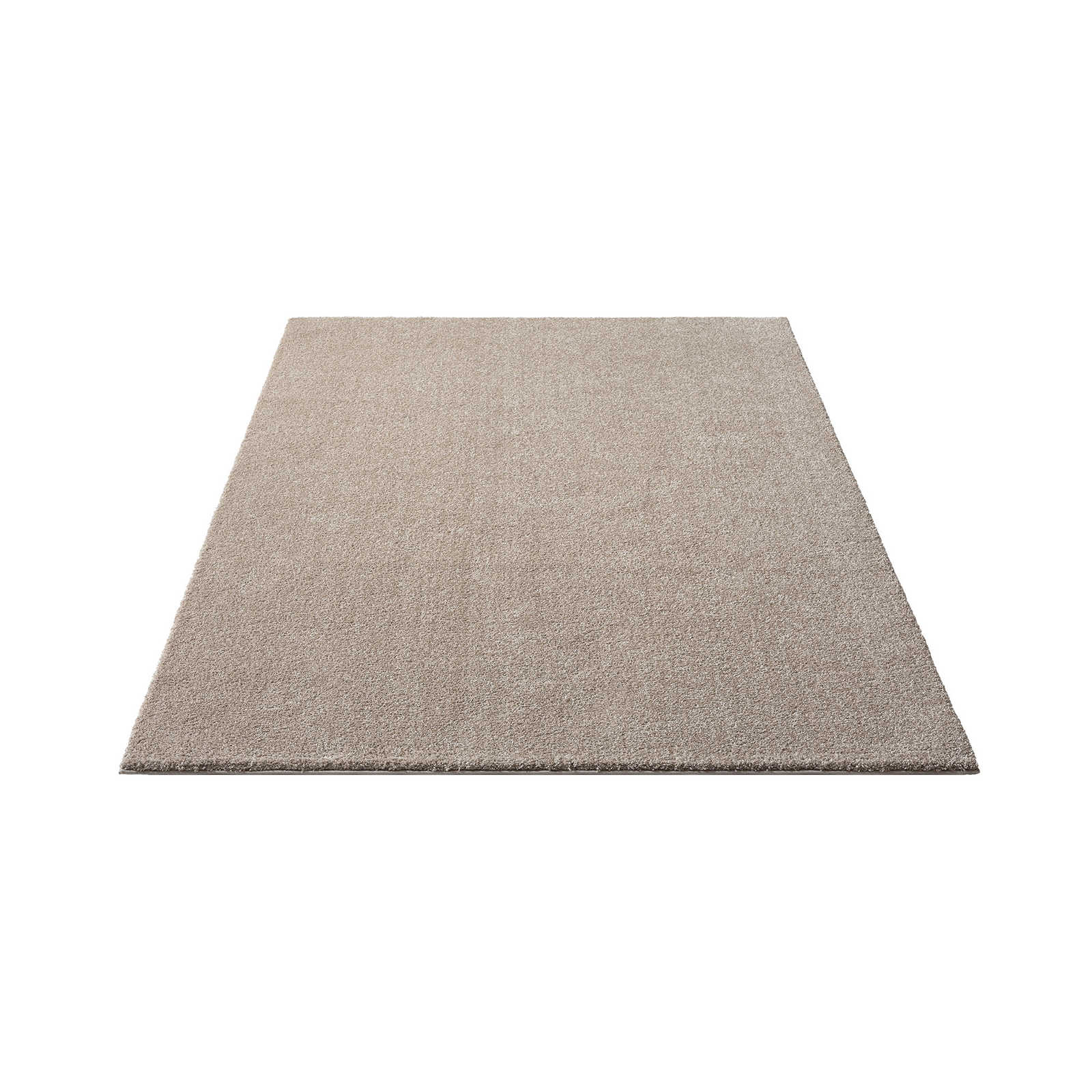 Zacht kortpolig tapijt in beige - 230 x 160 cm
