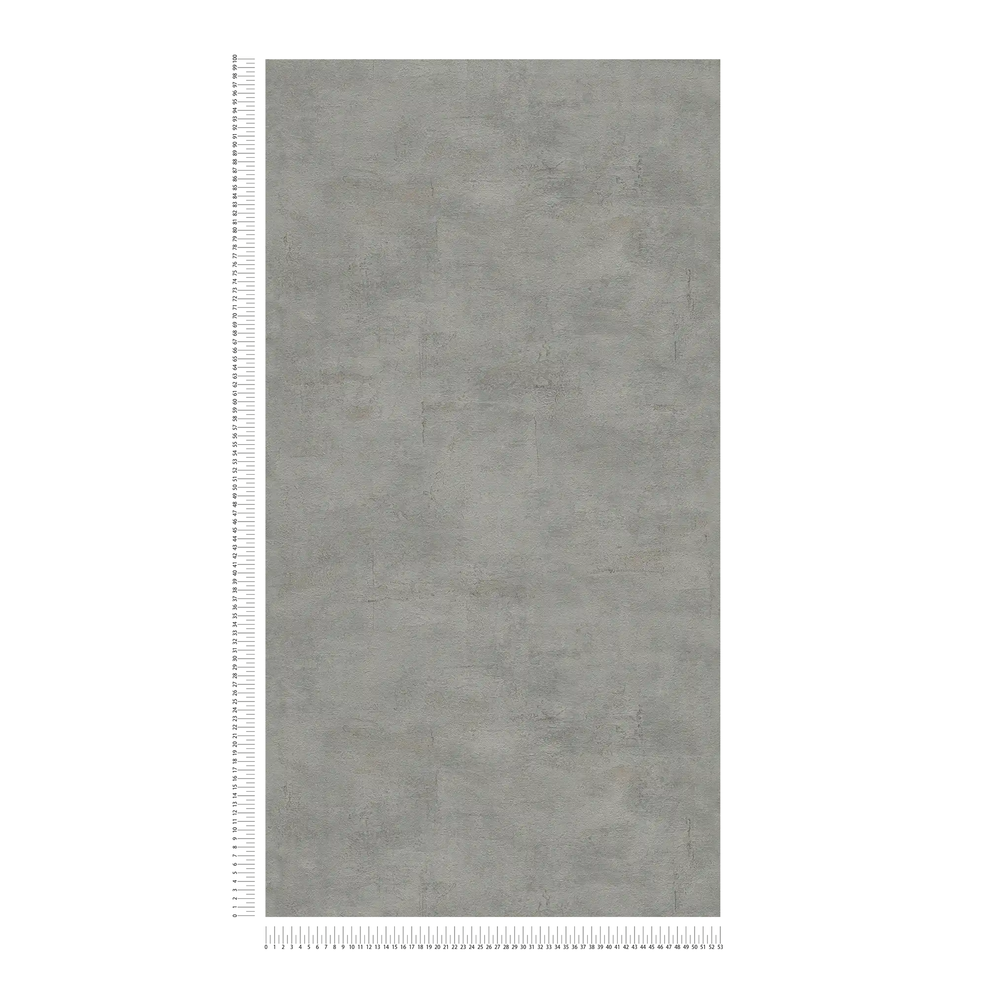             Papier peint texturé avec aspect crépi gris foncé - Gris
        