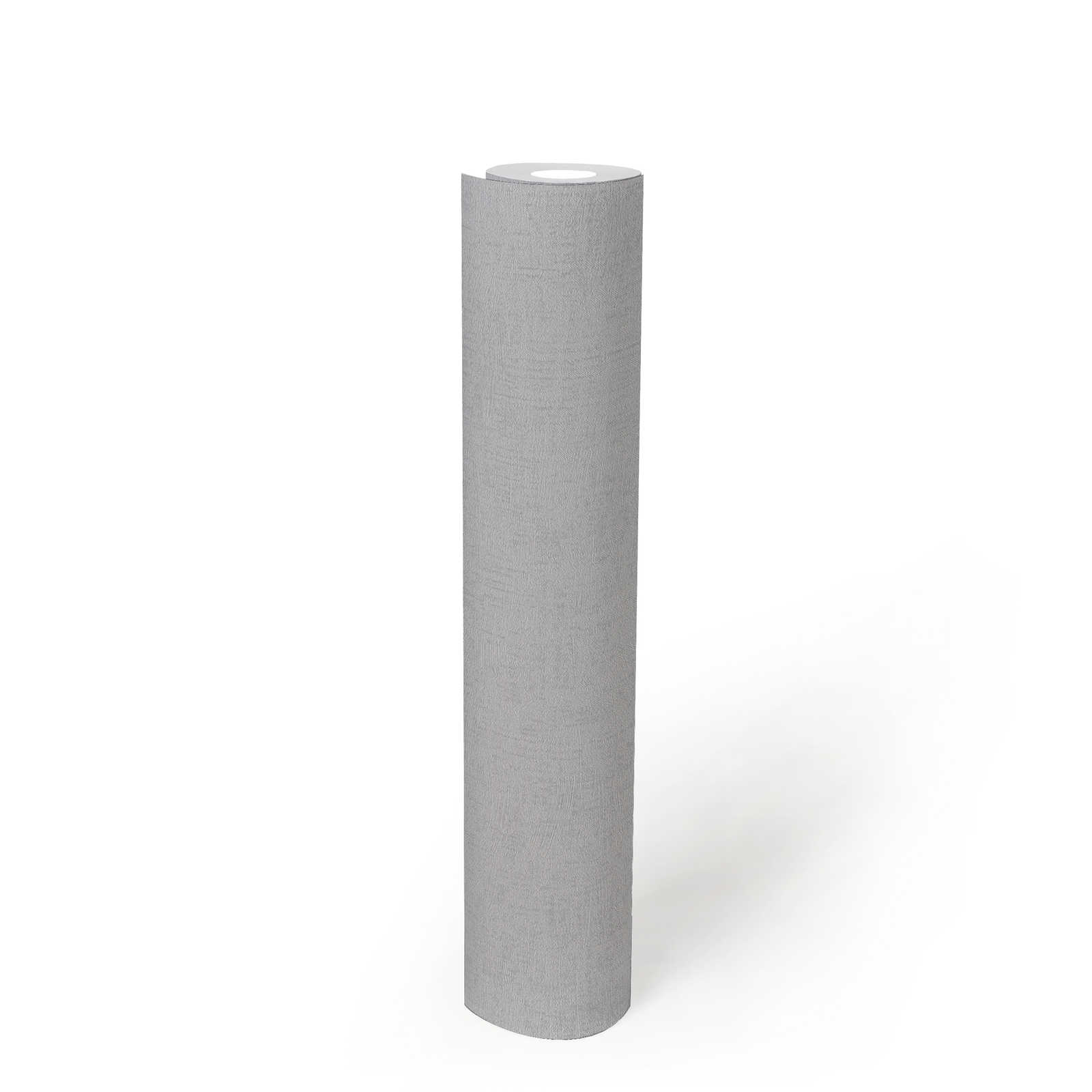             Melange wallpaper plain grey with metallic sheen
        