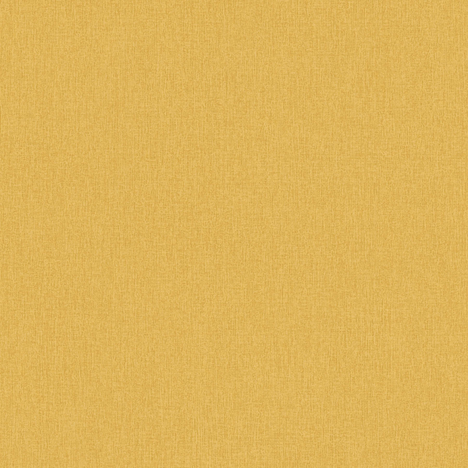 Papier peint uni aspect textile, couleur chinée - jaune
