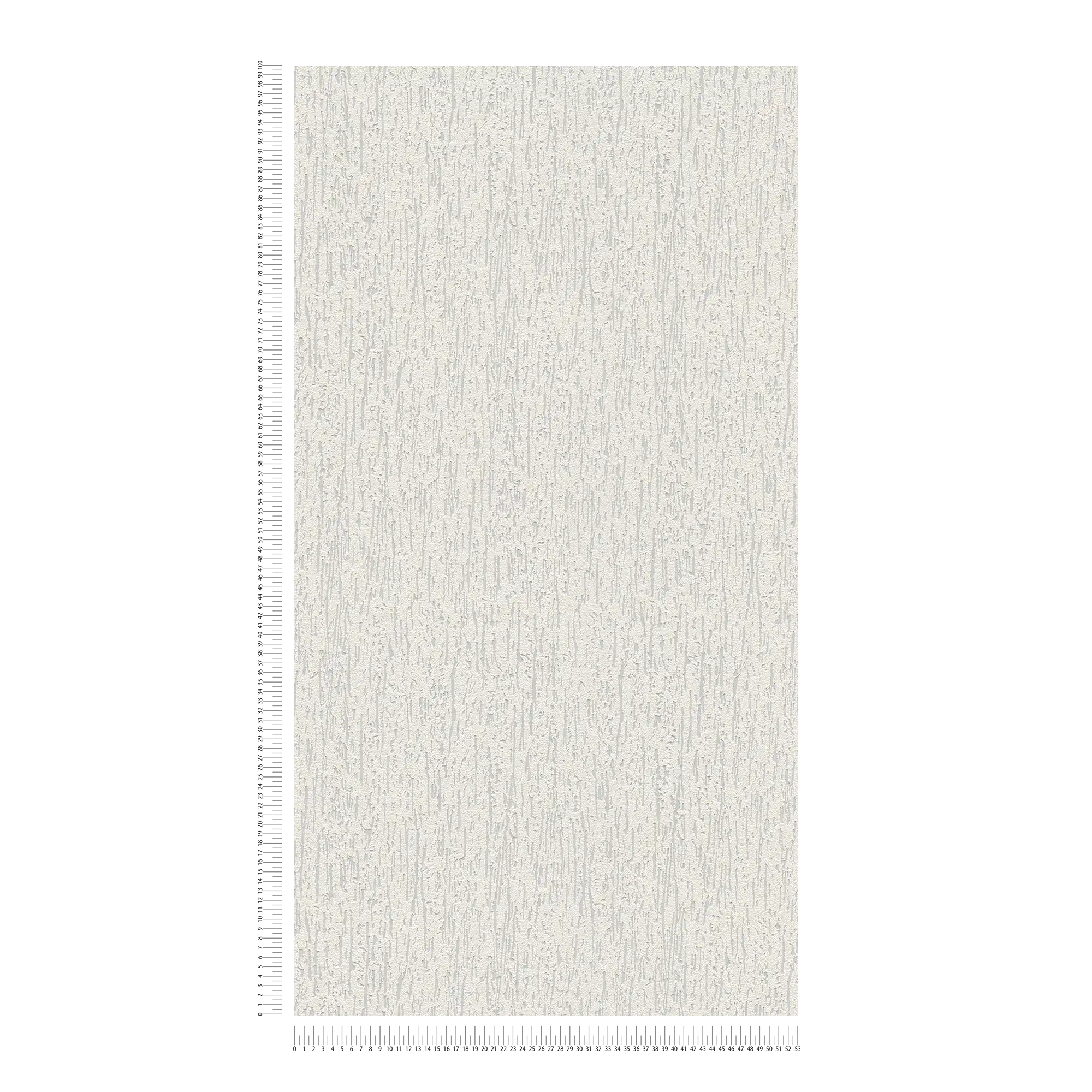             Papel pintado no tejido de aspecto rugoso - pintable, blanco
        