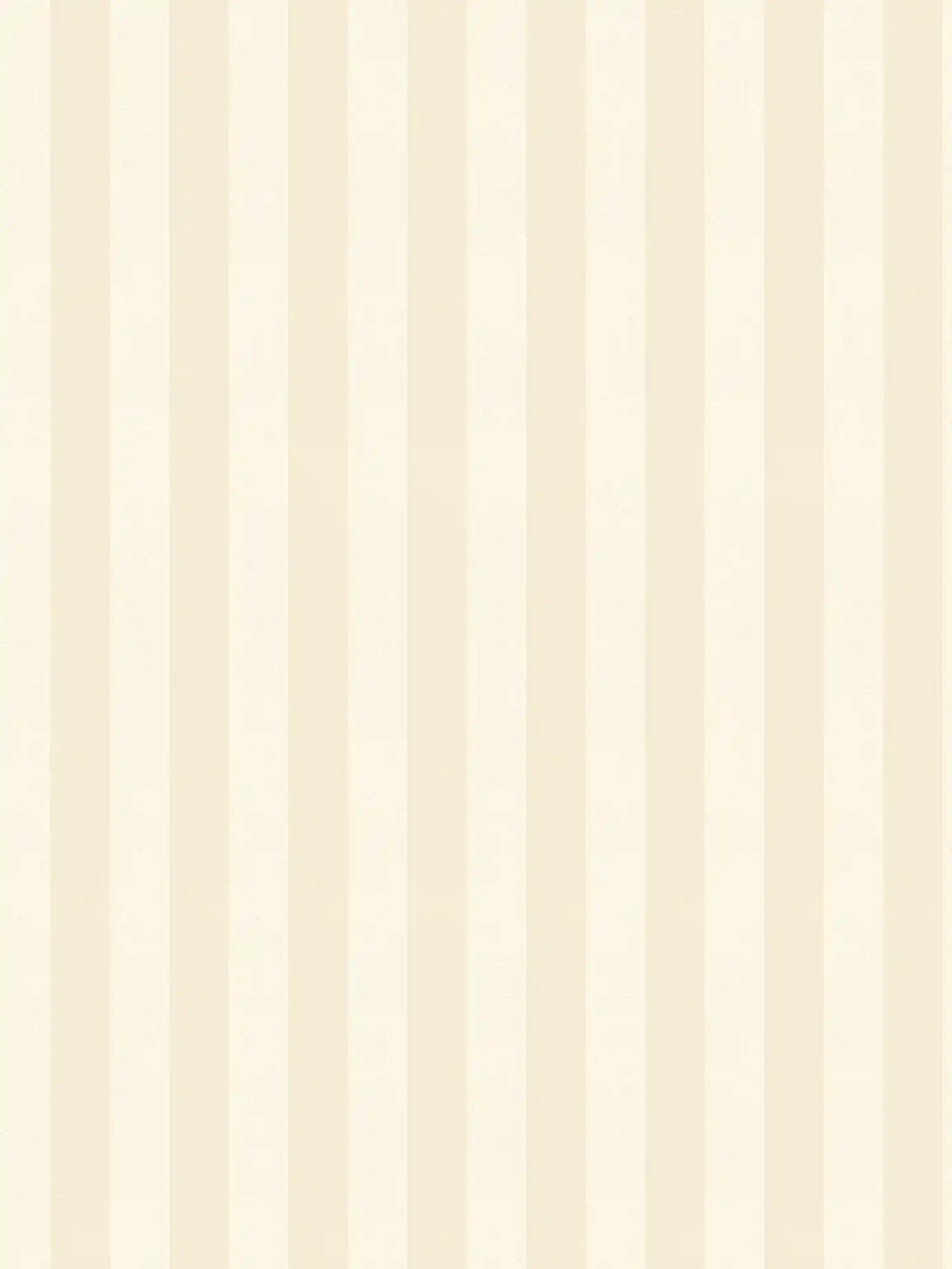 Papier peint à rayures avec motif en crème clair - beige, crème
