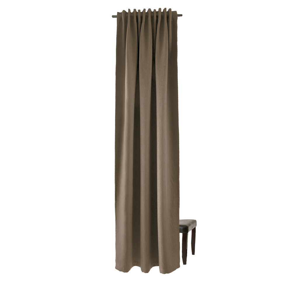             Sciarpa decorativa 140 cm x 245 cm in fibra artificiale marrone
        