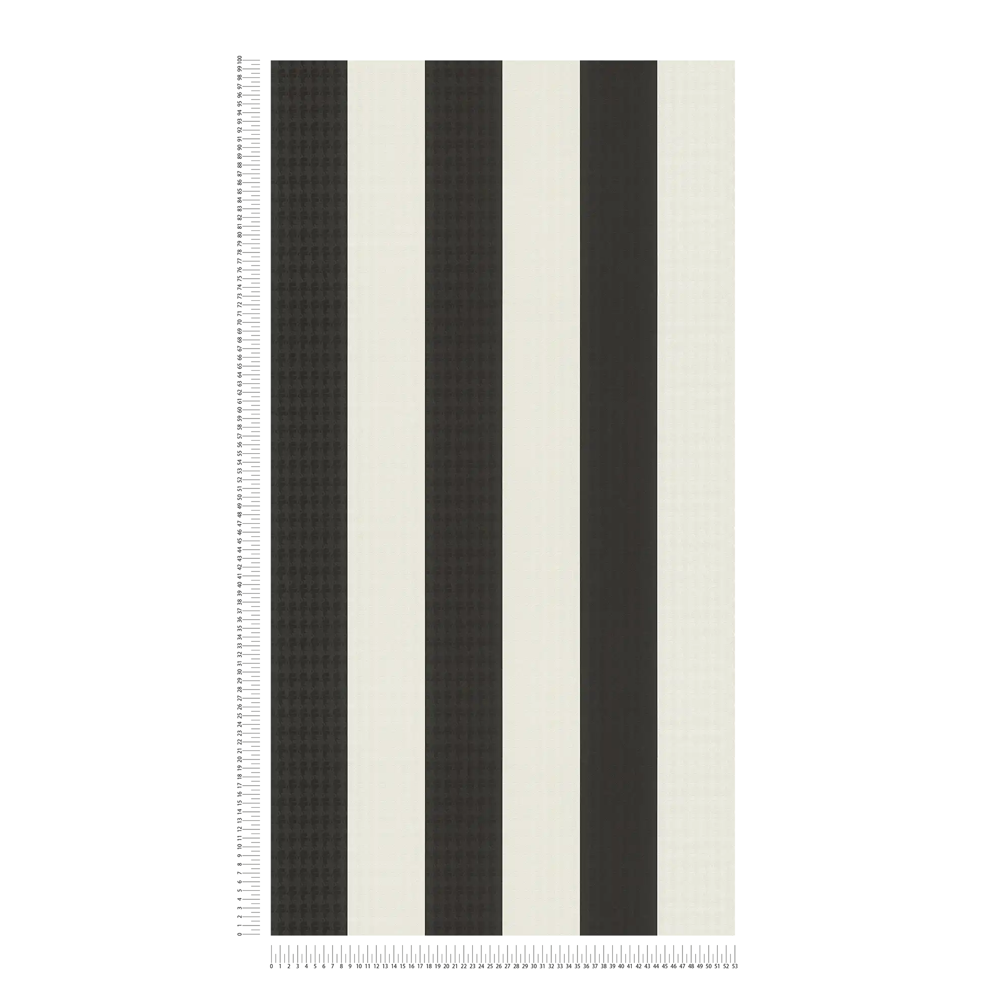             Papel pintado Karl LAGERFELD rayas y textura - negro, blanco
        