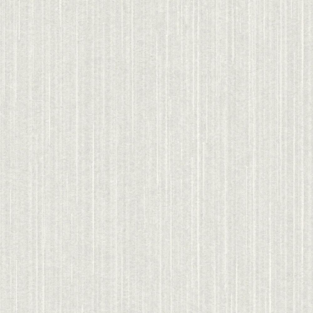             Wit vliesbehang met glittereffect & lijnmotief - wit, grijs
        