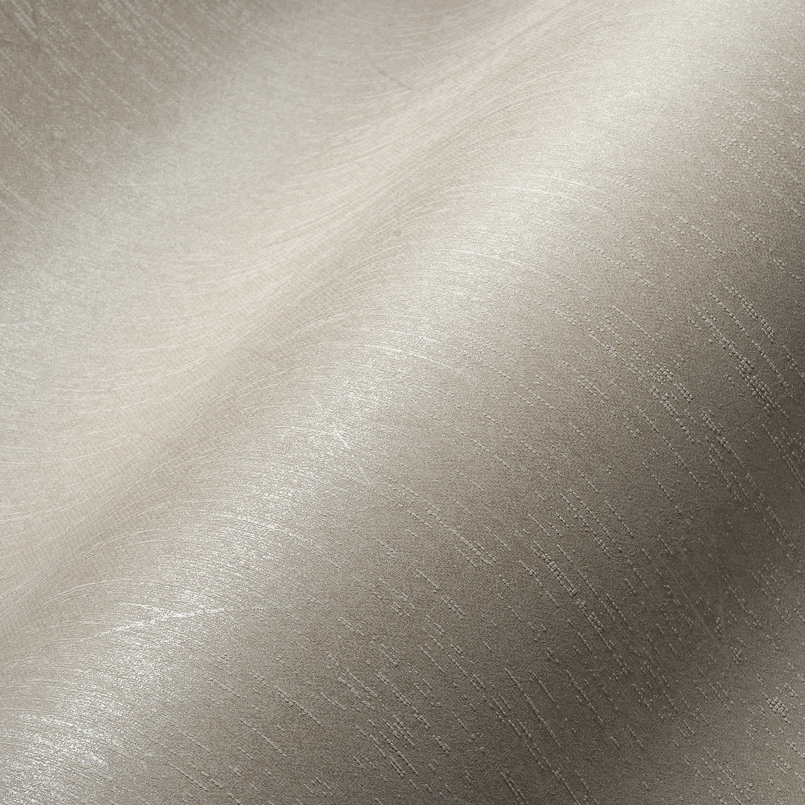             Carta da parati in tessuto ottico grigio chiaro con motivo lucido in stile retrò - Grigio
        