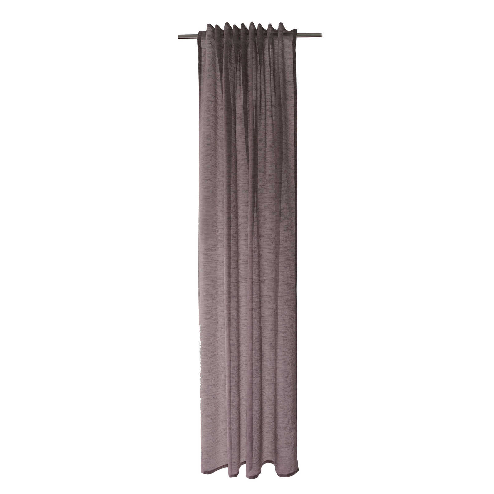         Echarpe décorative à passants 140 cm x 245 cm fibre synthétique mauve lilas
    