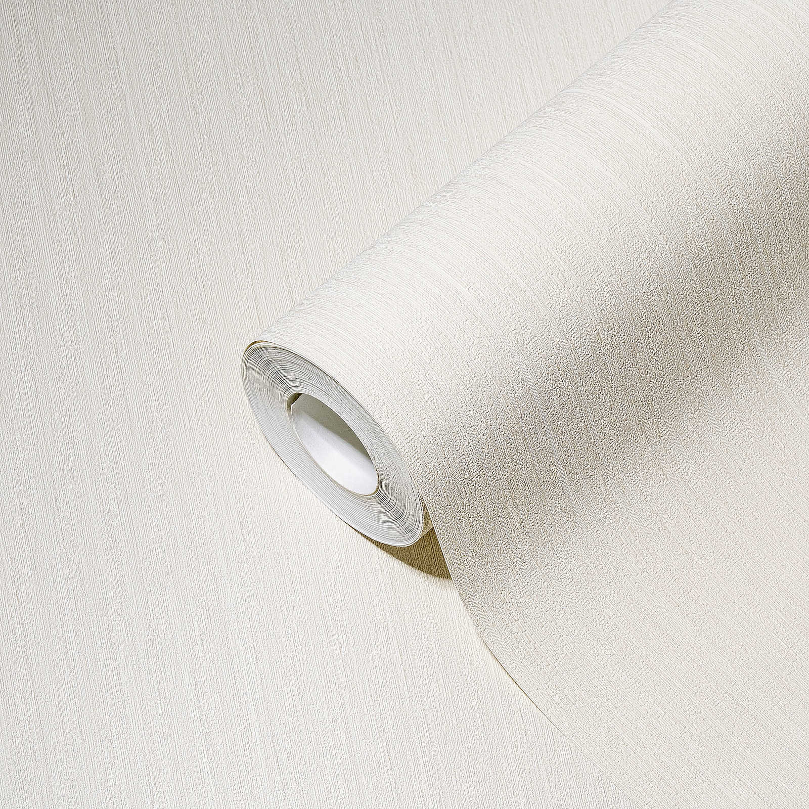             Plain wallpaper cream beige with seindenmatt finish
        