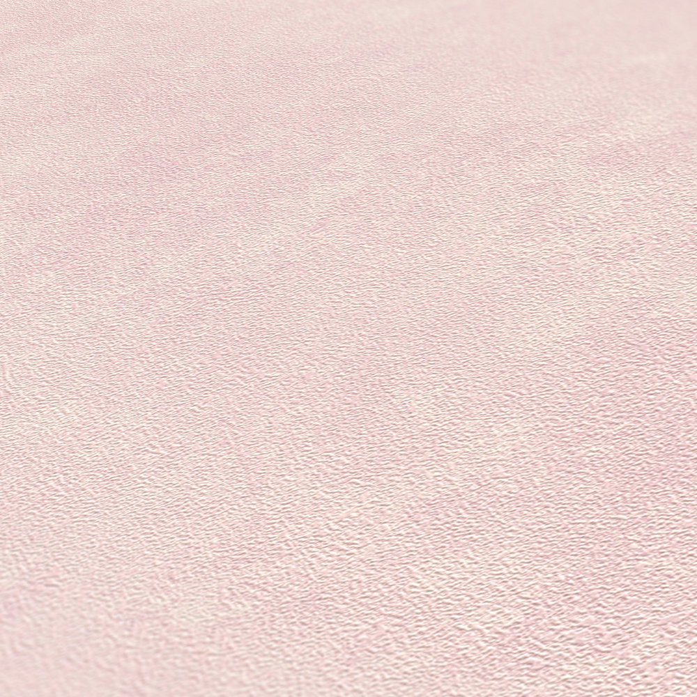             Papier peint uni Ombre de couleur, motif naturel structuré - rose
        