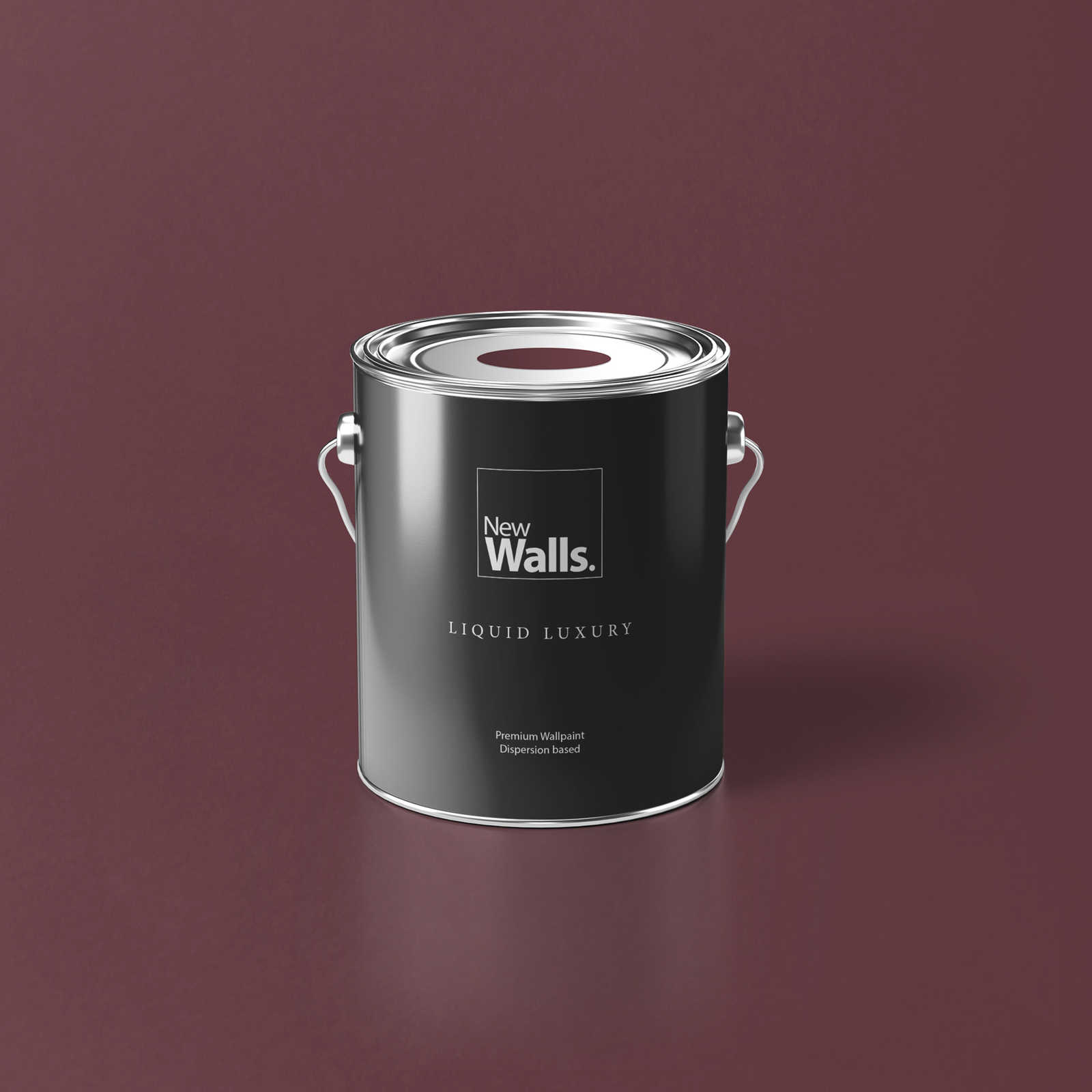 Premium Wall Paint gorgeous Bordeaux red »Beautiful Berry« NW213 – 2.5 litre
