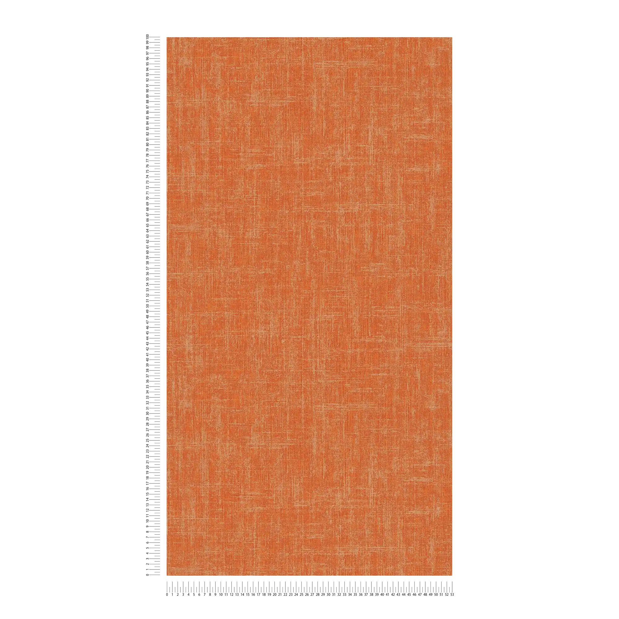             Papier peint orange avec dessin de la structure du lin
        
