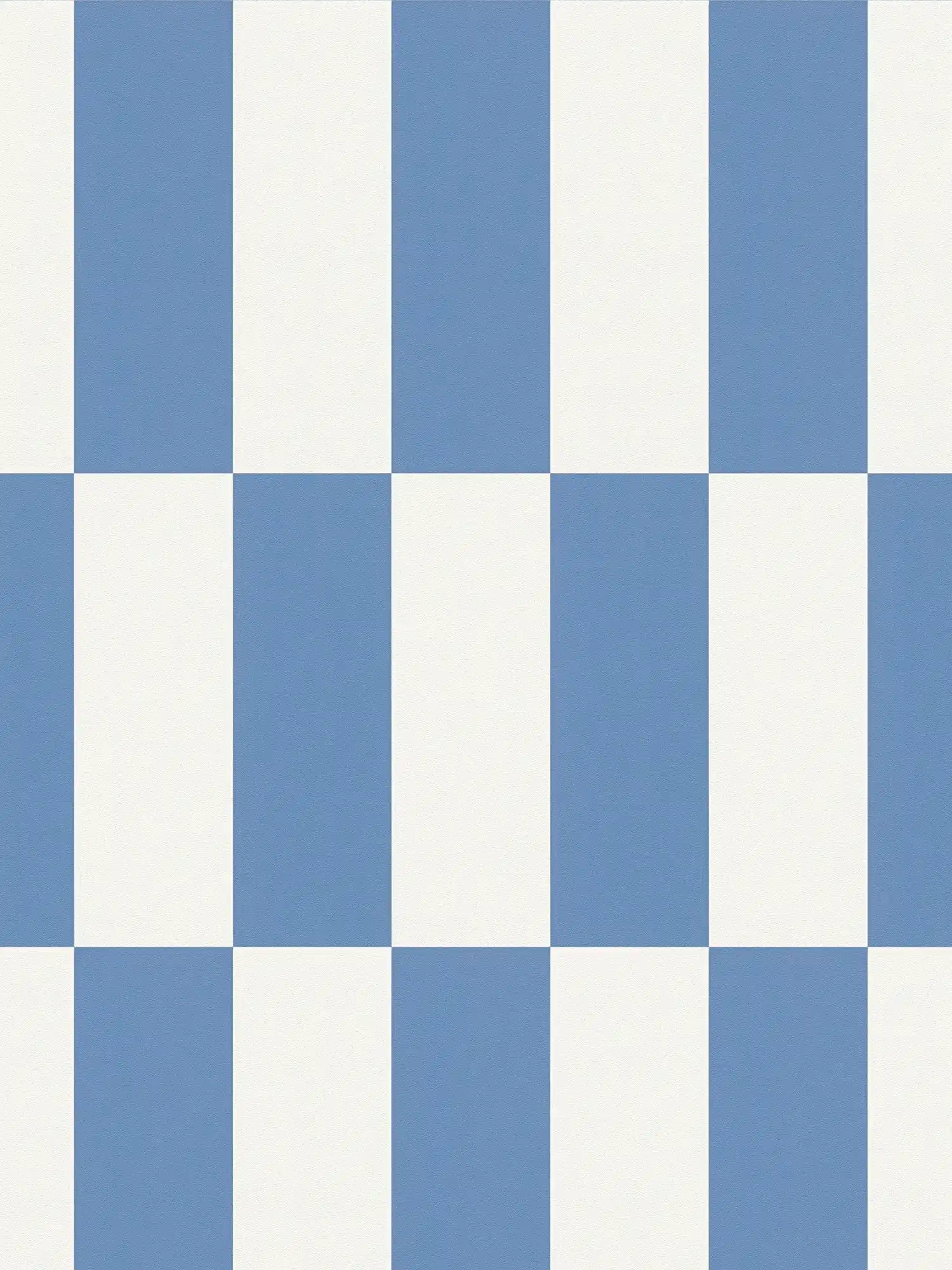 Papel pintado no tejido con motivo gráfico cuadrado - azul, blanco
