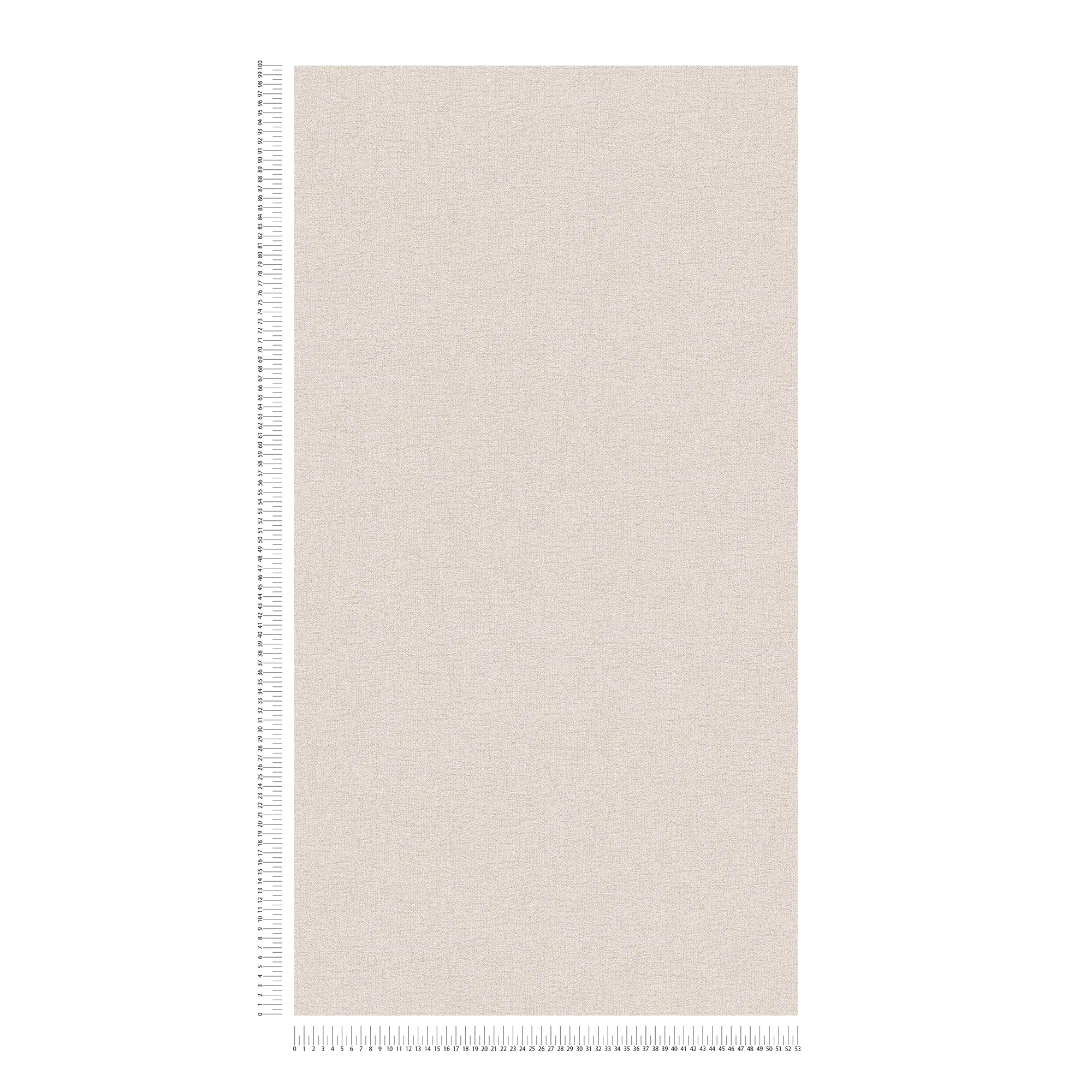             Carta da parati beige chiaro effetto lino con motivo strutturato - beige
        