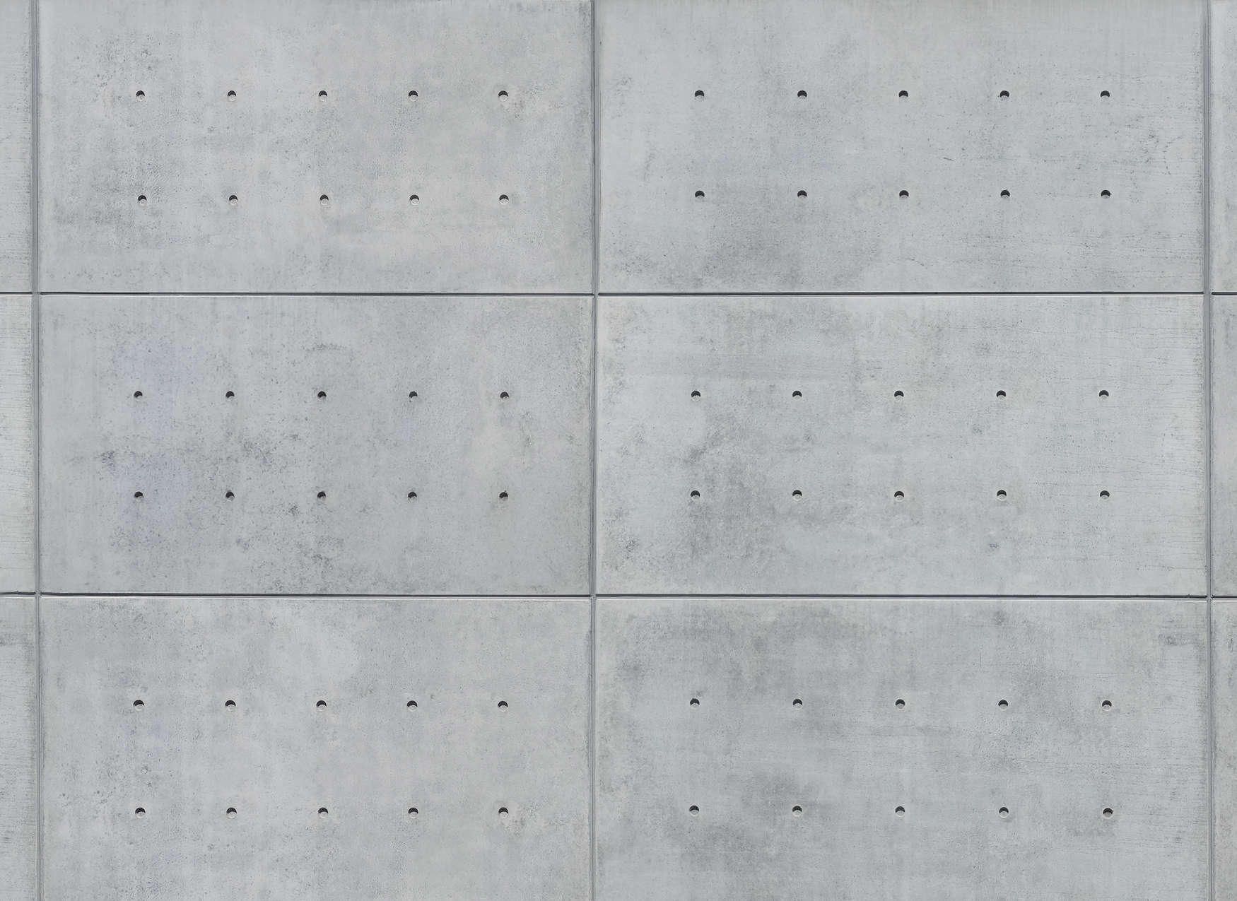             Concrete slabs in 3D look mural - Grey
        