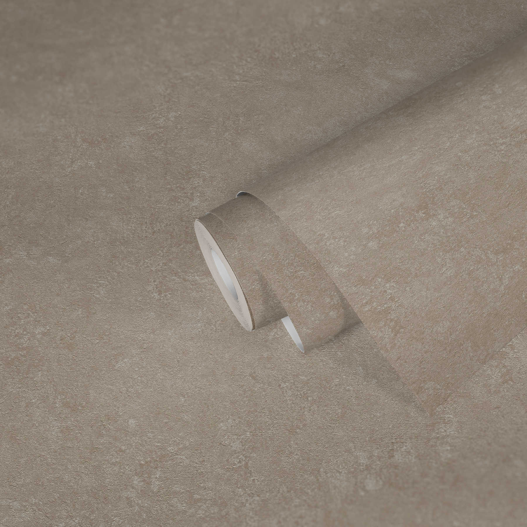             Wallpaper rough plaster look in industrial style - beige, white
        