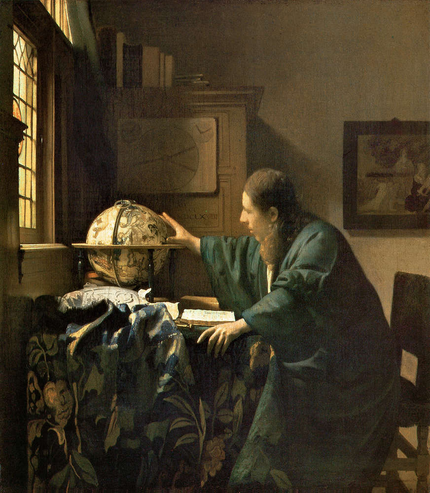             Papier peint panoramique "L'astronome" de Jan Vermeer
        