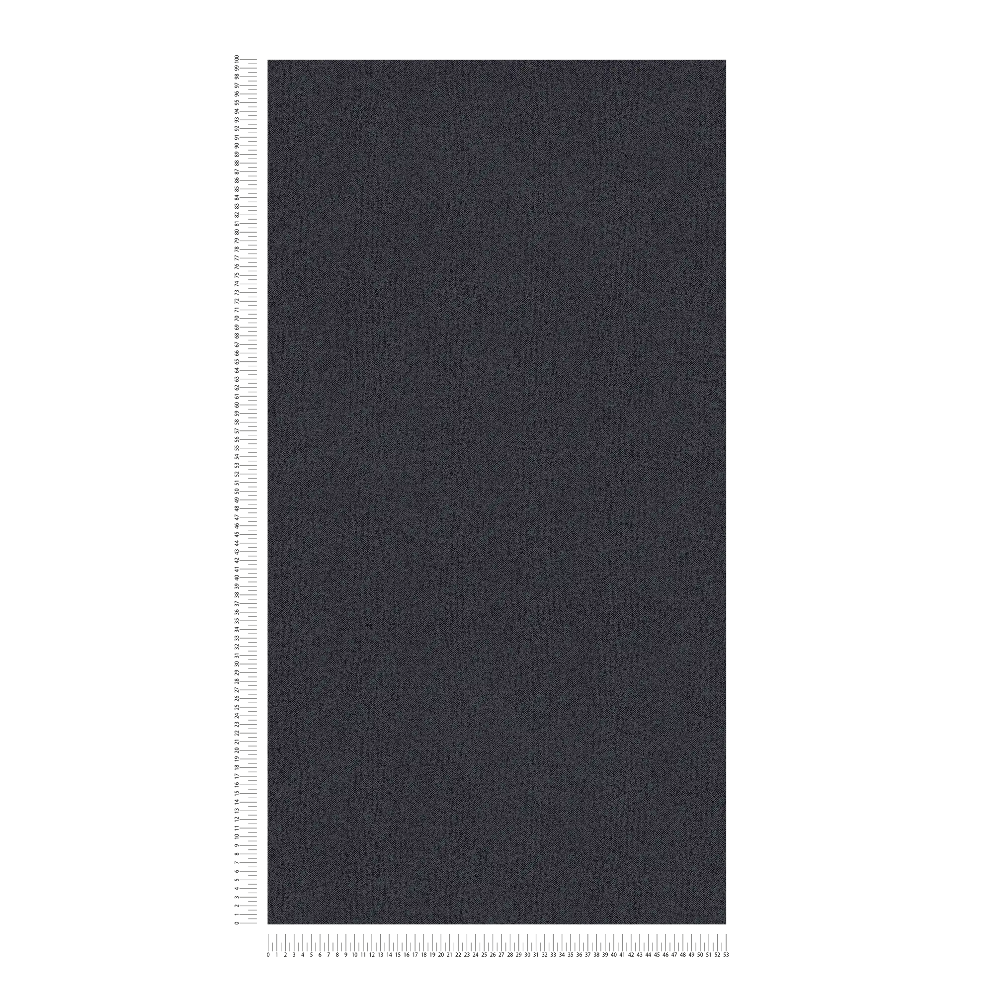             Carta da parati a tinta unita con aspetto lino - nero, grigio
        