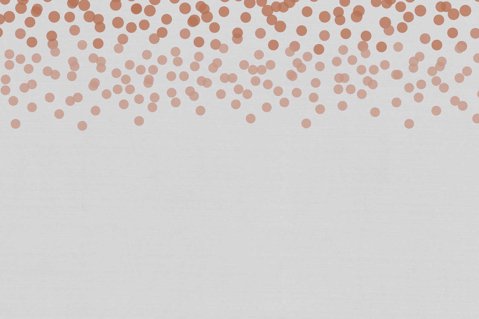             Canvas painting with discreet dot pattern | red, grey - 0.90 m x 0.60 m
        