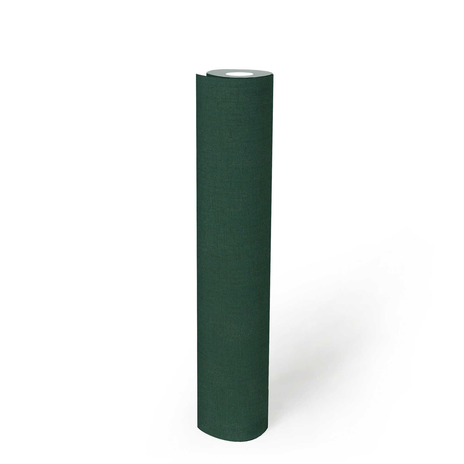             papier peint en papier intissé uni à texture légère - vert, vert foncé
        