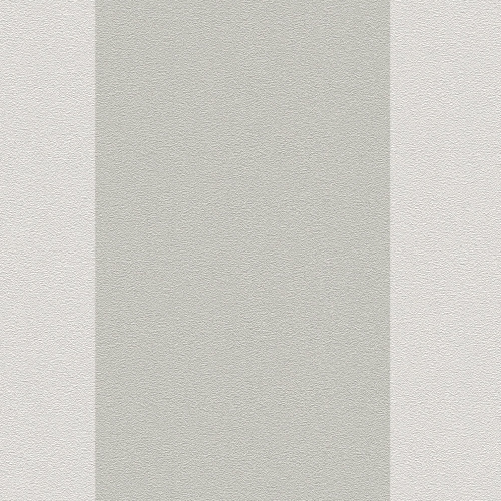             Papel pintado no tejido con rayas en bloque y estructura ligera - gris
        