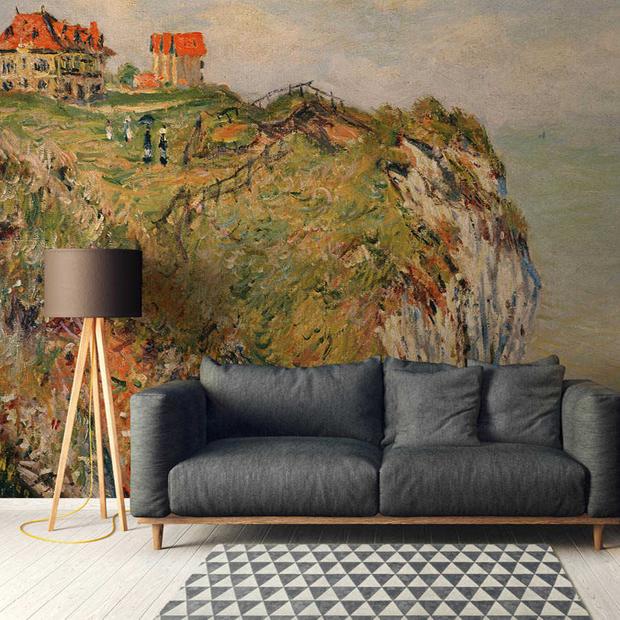         Photo wallpaper "Cliff near Dieppe" by Claude Monet
    