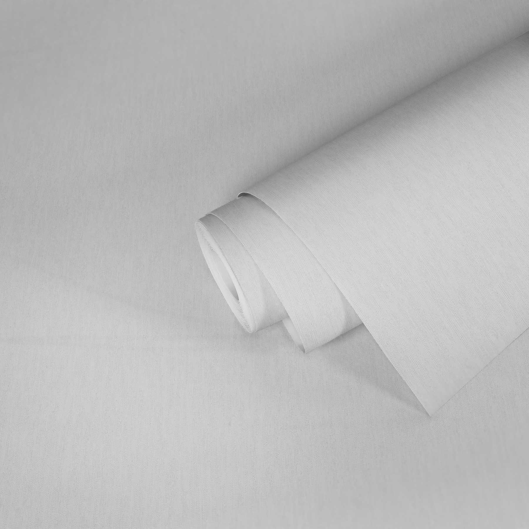             Non-woven wallpaper with fine textured pattern paintable - white
        