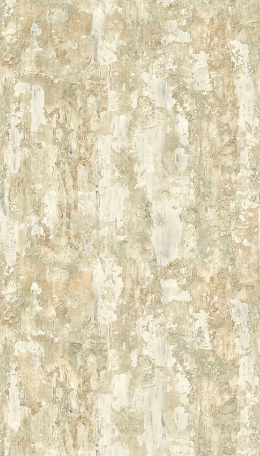             Papel pintado no tejido con aspecto de hormigón vintage - beige, gris
        