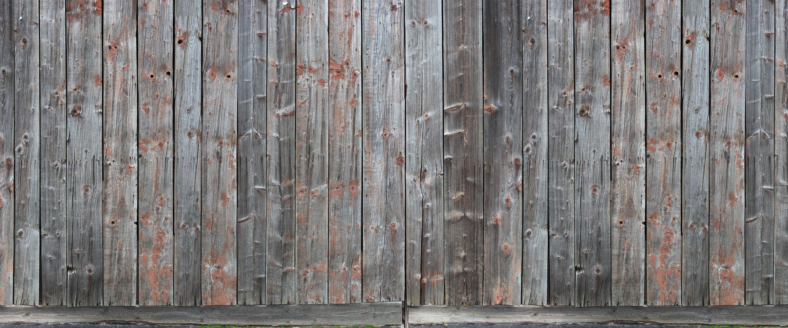             Houten behang grijs-bruine plankenwand in used look
        