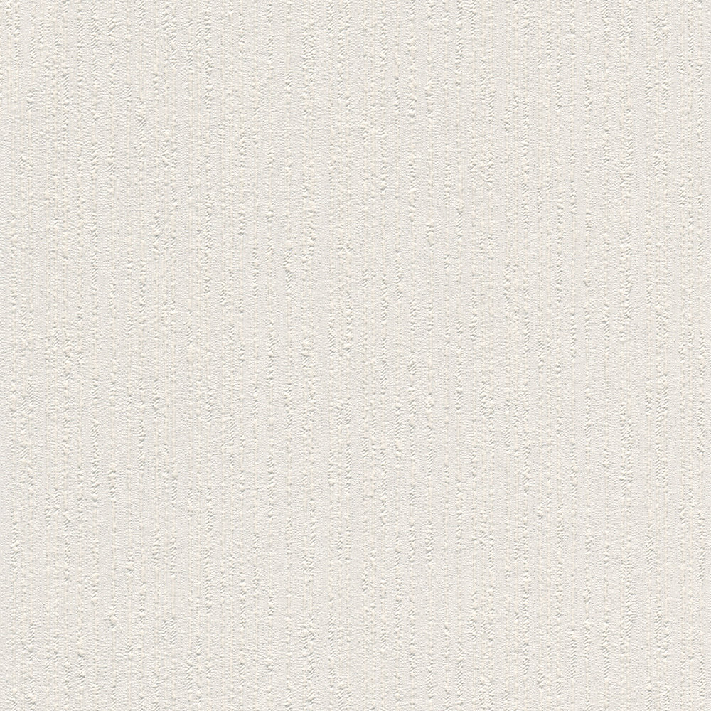             Non-woven wallpaper plain with structure embossing - white
        