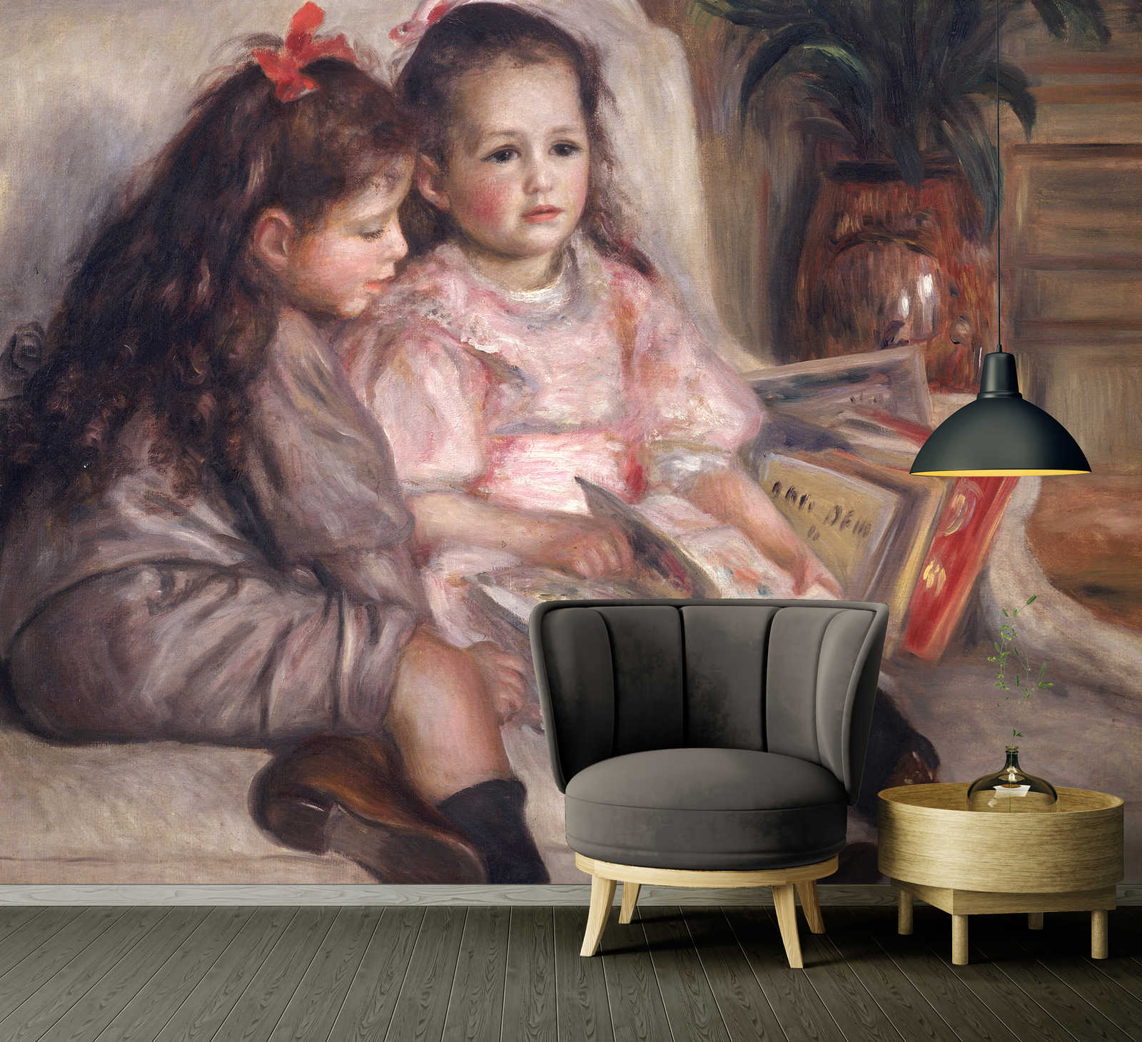            Mural de Pierre Auguste Renoir "Retratos de niños"
        