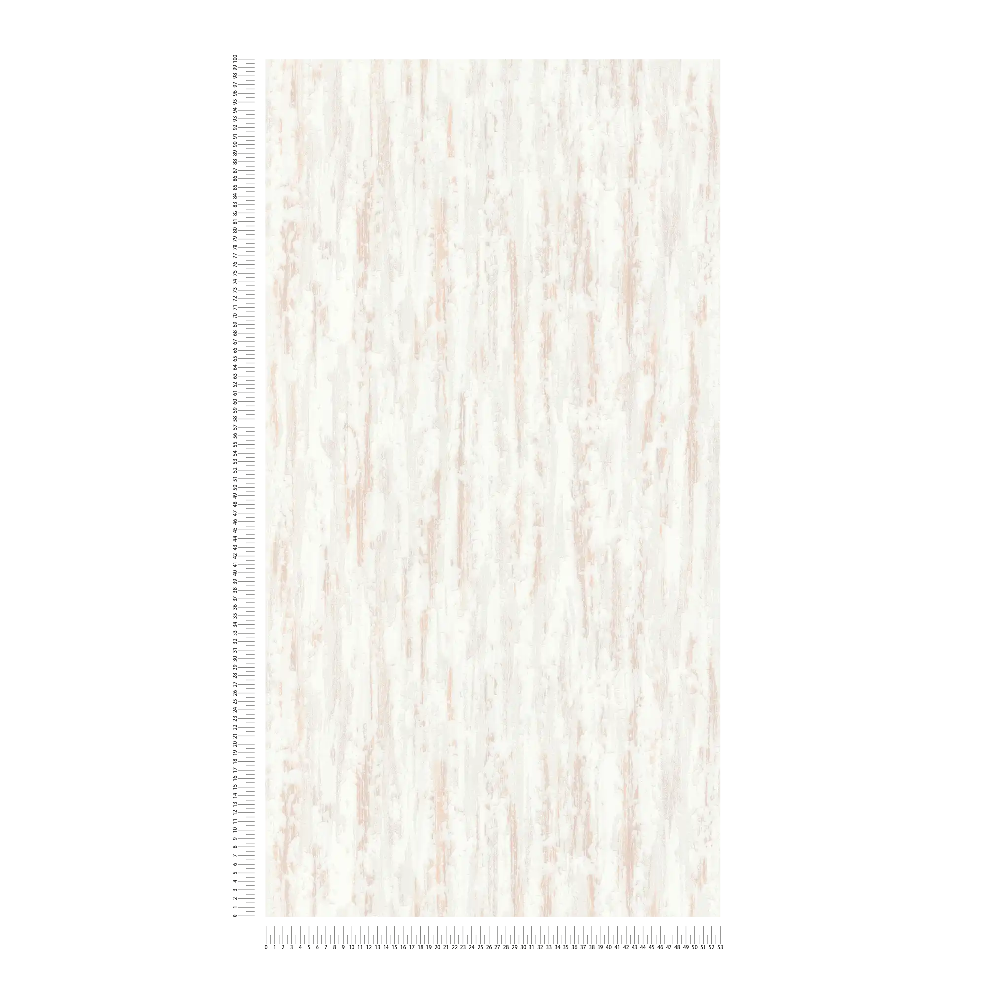            Papier peint crème chiné avec structure plâtre - beige, marron, blanc
        
