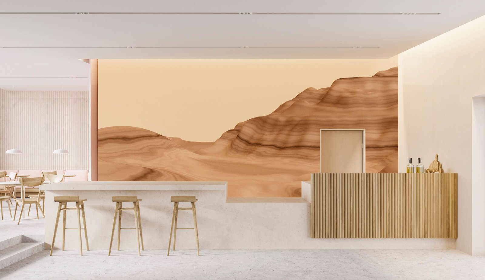             Photo wallpaper »luke« - Abstract desert landscape - Matt, Smooth non-woven fabric
        