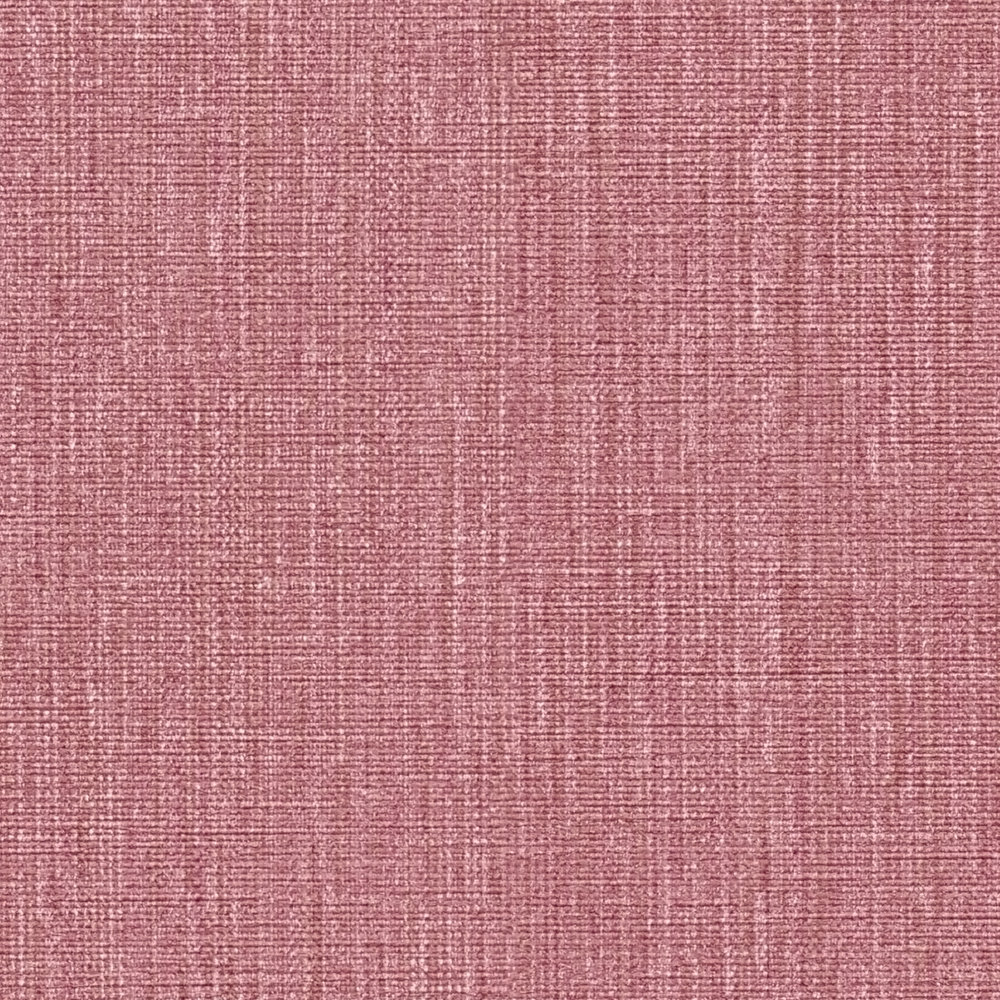             Vliesbehang in één kleur met textiellook in matte afwerking - rood
        