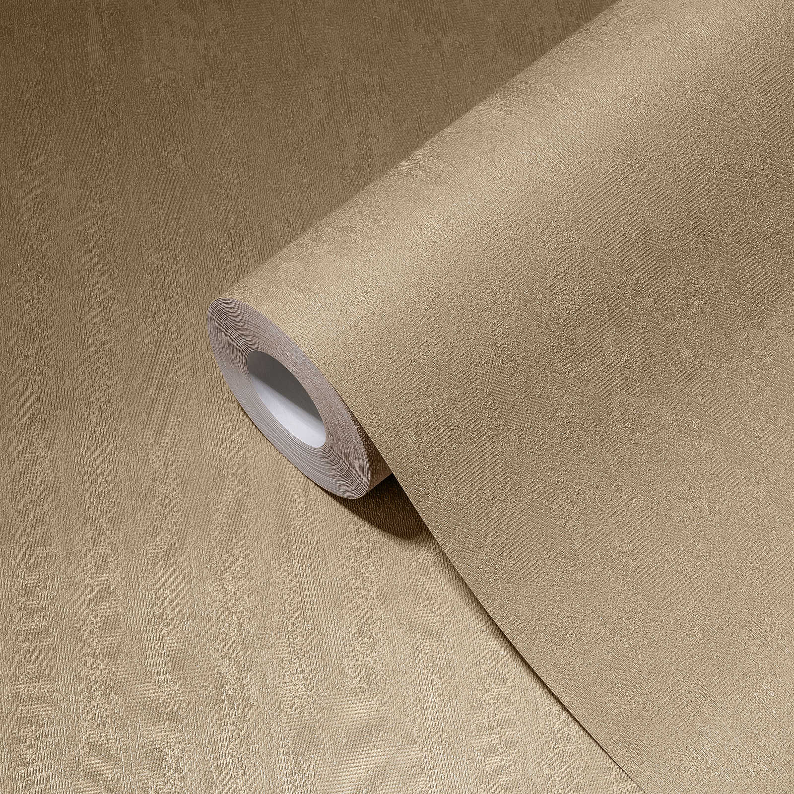             Non-woven wallpaper beige grey with texture design & satin finish
        